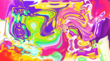 Organik Akış ile Akışkan Mermer Doku, Dalgalı Yapısı ile Soyut Sıvı Desen, Yumuşak Dönüşümlü Erimiş Yüzey Tasarımı, Mermer Efektli Psikedelik Girdap Dokuları