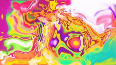 Organik Akış ile Akışkan Mermer Doku, Dalgalı Yapısı ile Soyut Sıvı Desen, Yumuşak Dönüşümlü Erimiş Yüzey Tasarımı, Mermer Efektli Psikedelik Girdap Dokuları