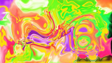 Organik Akış ile Akışkan Mermer Doku, Dalgalı Yapısı ile Soyut Sıvı Desen, Yumuşak Dönüşümlü Erimiş Yüzey Tasarımı, Mermer Efektli Psikedelik Girdap Dokuları