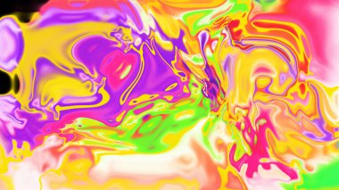 Organik Akış ile Akışkan Mermer Doku, Dalgalı Yapısı ile Soyut Sıvı Desen, Yumuşak Dönüşümlü Erimiş Yüzey Tasarımı, Mermer Efektli Psikedelik Girdap Dokuları