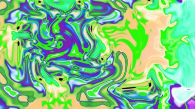 Organik Akış ile Akışkan Mermer Doku, Dalgalı Yapısı ile Soyut Sıvı Desen, Yumuşak Dönüşümlü Erimiş Yüzey Tasarımı, Mermer Efektli Psikedelik Girdap Dokuları