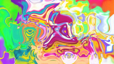 Organik Akış ile Akışkan Mermer Doku, Dalgalı Yapısı ile Soyut Sıvı Desen, Yumuşak Dönüşümlü Erimiş Yüzey Tasarımı, Mermer Efektli Psikedelik Girdap Dokuları