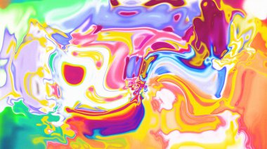 Organik Akış ile Akışkan Mermer Doku, Dalgalı Yapısı ile Soyut Sıvı Desen, Yumuşak Dönüşümlü Erimiş Yüzey Tasarımı, Mermer Efektli Psikedelik Girdap Dokuları