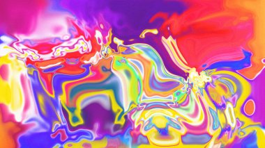 Organik Akış ile Akışkan Mermer Doku, Dalgalı Yapısı ile Soyut Sıvı Desen, Yumuşak Dönüşümlü Erimiş Yüzey Tasarımı, Mermer Efektli Psikedelik Girdap Dokuları