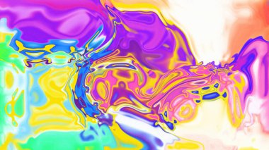 Organik Akış ile Akışkan Mermer Doku, Dalgalı Yapısı ile Soyut Sıvı Desen, Yumuşak Dönüşümlü Erimiş Yüzey Tasarımı, Mermer Efektli Psikedelik Girdap Dokuları