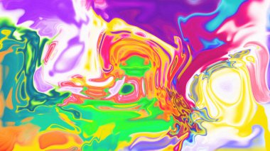 Organik Akış ile Akışkan Mermer Doku, Dalgalı Yapısı ile Soyut Sıvı Desen, Yumuşak Dönüşümlü Erimiş Yüzey Tasarımı, Mermer Efektli Psikedelik Girdap Dokuları