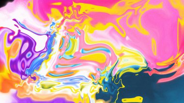 Organik Akış ile Akışkan Mermer Doku, Dalgalı Yapısı ile Soyut Sıvı Desen, Yumuşak Dönüşümlü Erimiş Yüzey Tasarımı, Mermer Efektli Psikedelik Girdap Dokuları