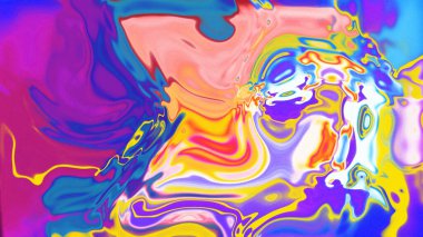 Organik Akış ile Akışkan Mermer Doku, Dalgalı Yapısı ile Soyut Sıvı Desen, Yumuşak Dönüşümlü Erimiş Yüzey Tasarımı, Mermer Efektli Psikedelik Girdap Dokuları