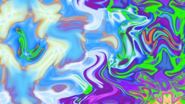 Organik Akış ile Akışkan Mermer Doku, Dalgalı Yapısı ile Soyut Sıvı Desen, Yumuşak Dönüşümlü Erimiş Yüzey Tasarımı, Mermer Efektli Psikedelik Girdap Dokuları