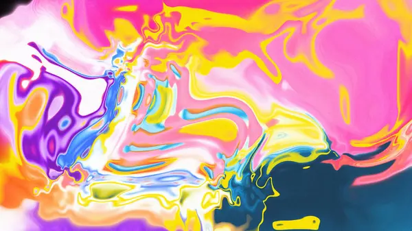 Organik Akış ile Akışkan Mermer Doku, Dalgalı Yapısı ile Soyut Sıvı Desen, Yumuşak Dönüşümlü Erimiş Yüzey Tasarımı, Mermer Efektli Psikedelik Girdap Dokuları