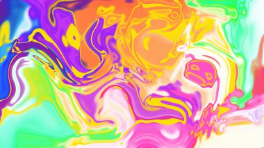 Organik Akış ile Akışkan Mermer Doku, Dalgalı Yapısı ile Soyut Sıvı Desen, Yumuşak Dönüşümlü Erimiş Yüzey Tasarımı, Mermer Efektli Psikedelik Girdap Dokuları