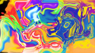 Organik Akış ile Akışkan Mermer Doku, Dalgalı Yapısı ile Soyut Sıvı Desen, Yumuşak Dönüşümlü Erimiş Yüzey Tasarımı, Mermer Efektli Psikedelik Girdap Dokuları