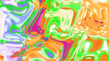 Organik Akış ile Akışkan Mermer Doku, Dalgalı Yapısı ile Soyut Sıvı Desen, Yumuşak Dönüşümlü Erimiş Yüzey Tasarımı, Mermer Efektli Psikedelik Girdap Dokuları