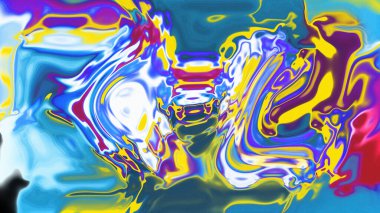 Organik Akış ile Akışkan Mermer Doku, Dalgalı Yapısı ile Soyut Sıvı Desen, Yumuşak Dönüşümlü Erimiş Yüzey Tasarımı, Mermer Efektli Psikedelik Girdap Dokuları