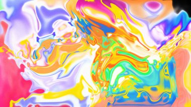 Organik Akış ile Akışkan Mermer Doku, Dalgalı Yapısı ile Soyut Sıvı Desen, Yumuşak Dönüşümlü Erimiş Yüzey Tasarımı, Mermer Efektli Psikedelik Girdap Dokuları