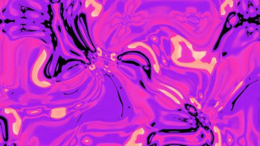 Organik Akış ile Akışkan Mermer Doku, Dalgalı Yapısı ile Soyut Sıvı Desen, Yumuşak Dönüşümlü Erimiş Yüzey Tasarımı, Mermer Efektli Psikedelik Girdap Dokuları
