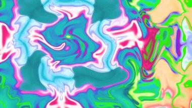 Organik Akış ile Akışkan Mermer Doku, Dalgalı Yapısı ile Soyut Sıvı Desen, Yumuşak Dönüşümlü Erimiş Yüzey Tasarımı, Mermer Efektli Psikedelik Girdap Dokuları