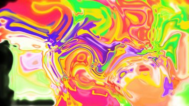 Organik Akış ile Akışkan Mermer Doku, Dalgalı Yapısı ile Soyut Sıvı Desen, Yumuşak Dönüşümlü Erimiş Yüzey Tasarımı, Mermer Efektli Psikedelik Girdap Dokuları