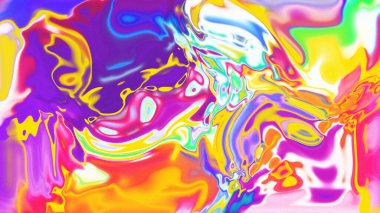 Organik Akış ile Akışkan Mermer Doku, Dalgalı Yapısı ile Soyut Sıvı Desen, Yumuşak Dönüşümlü Erimiş Yüzey Tasarımı, Mermer Efektli Psikedelik Girdap Dokuları