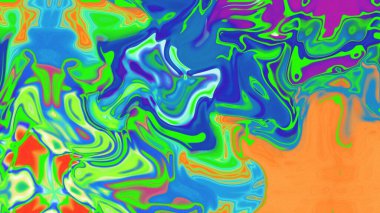 Organik Akış ile Akışkan Mermer Doku, Dalgalı Yapısı ile Soyut Sıvı Desen, Yumuşak Dönüşümlü Erimiş Yüzey Tasarımı, Mermer Efektli Psikedelik Girdap Dokuları