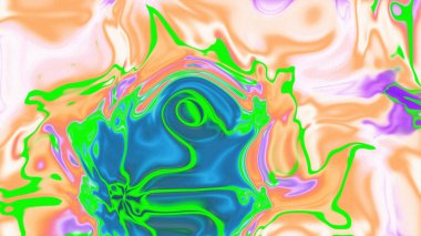 Organik Akış ile Akışkan Mermer Doku, Dalgalı Yapısı ile Soyut Sıvı Desen, Yumuşak Dönüşümlü Erimiş Yüzey Tasarımı, Mermer Efektli Psikedelik Girdap Dokuları