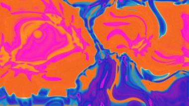 Organik Akış ile Akışkan Mermer Doku, Dalgalı Yapısı ile Soyut Sıvı Desen, Yumuşak Dönüşümlü Erimiş Yüzey Tasarımı, Mermer Efektli Psikedelik Girdap Dokuları