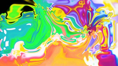 Organik Akış ile Akışkan Mermer Doku, Dalgalı Yapısı ile Soyut Sıvı Desen, Yumuşak Dönüşümlü Erimiş Yüzey Tasarımı, Mermer Efektli Psikedelik Girdap Dokuları