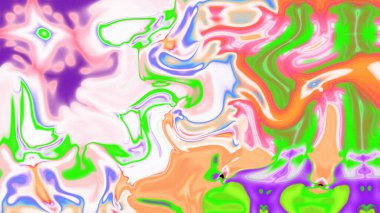 Organik Akış ile Akışkan Mermer Doku, Dalgalı Yapısı ile Soyut Sıvı Desen, Yumuşak Dönüşümlü Erimiş Yüzey Tasarımı, Mermer Efektli Psikedelik Girdap Dokuları