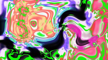 Organik Akış ile Akışkan Mermer Doku, Dalgalı Yapısı ile Soyut Sıvı Desen, Yumuşak Dönüşümlü Erimiş Yüzey Tasarımı, Mermer Efektli Psikedelik Girdap Dokuları