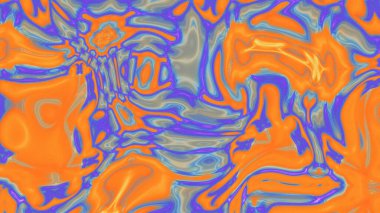 Organik Akış ile Akışkan Mermer Doku, Dalgalı Yapısı ile Soyut Sıvı Desen, Yumuşak Dönüşümlü Erimiş Yüzey Tasarımı, Mermer Efektli Psikedelik Girdap Dokuları