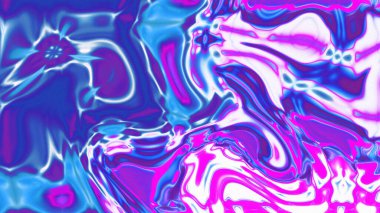 Organik Akış ile Akışkan Mermer Doku, Dalgalı Yapısı ile Soyut Sıvı Desen, Yumuşak Dönüşümlü Erimiş Yüzey Tasarımı, Mermer Efektli Psikedelik Girdap Dokuları