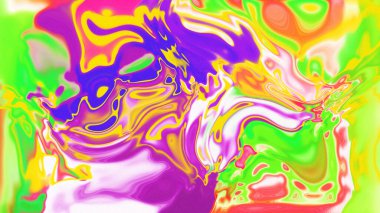 Organik Akış ile Akışkan Mermer Doku, Dalgalı Yapısı ile Soyut Sıvı Desen, Yumuşak Dönüşümlü Erimiş Yüzey Tasarımı, Mermer Efektli Psikedelik Girdap Dokuları