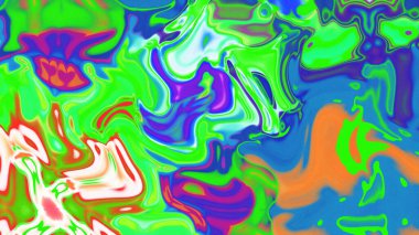 Organik Akış ile Akışkan Mermer Doku, Dalgalı Yapısı ile Soyut Sıvı Desen, Yumuşak Dönüşümlü Erimiş Yüzey Tasarımı, Mermer Efektli Psikedelik Girdap Dokuları