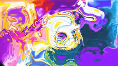 Organik Akış ile Akışkan Mermer Doku, Dalgalı Yapısı ile Soyut Sıvı Desen, Yumuşak Dönüşümlü Erimiş Yüzey Tasarımı, Mermer Efektli Psikedelik Girdap Dokuları