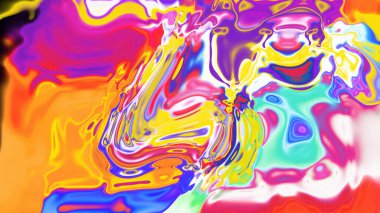 Organik Akış ile Akışkan Mermer Doku, Dalgalı Yapısı ile Soyut Sıvı Desen, Yumuşak Dönüşümlü Erimiş Yüzey Tasarımı, Mermer Efektli Psikedelik Girdap Dokuları