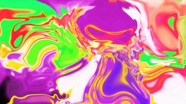 Organik Akış ile Akışkan Mermer Doku, Dalgalı Yapısı ile Soyut Sıvı Desen, Yumuşak Dönüşümlü Erimiş Yüzey Tasarımı, Mermer Efektli Psikedelik Girdap Dokuları