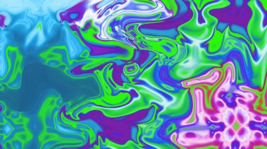 Organik Akış ile Akışkan Mermer Doku, Dalgalı Yapısı ile Soyut Sıvı Desen, Yumuşak Dönüşümlü Erimiş Yüzey Tasarımı, Mermer Efektli Psikedelik Girdap Dokuları