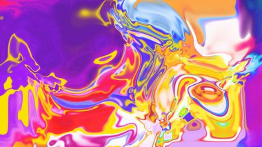 Organik Akış ile Akışkan Mermer Doku, Dalgalı Yapısı ile Soyut Sıvı Desen, Yumuşak Dönüşümlü Erimiş Yüzey Tasarımı, Mermer Efektli Psikedelik Girdap Dokuları