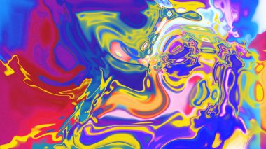 Organik Akış ile Akışkan Mermer Doku, Dalgalı Yapısı ile Soyut Sıvı Desen, Yumuşak Dönüşümlü Erimiş Yüzey Tasarımı, Mermer Efektli Psikedelik Girdap Dokuları