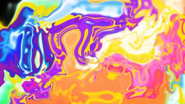 Organik Akış ile Akışkan Mermer Doku, Dalgalı Yapısı ile Soyut Sıvı Desen, Yumuşak Dönüşümlü Erimiş Yüzey Tasarımı, Mermer Efektli Psikedelik Girdap Dokuları