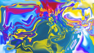 Organik Akış ile Akışkan Mermer Doku, Dalgalı Yapısı ile Soyut Sıvı Desen, Yumuşak Dönüşümlü Erimiş Yüzey Tasarımı, Mermer Efektli Psikedelik Girdap Dokuları