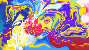 Organik Akış ile Akışkan Mermer Doku, Dalgalı Yapısı ile Soyut Sıvı Desen, Yumuşak Dönüşümlü Erimiş Yüzey Tasarımı, Mermer Efektli Psikedelik Girdap Dokuları