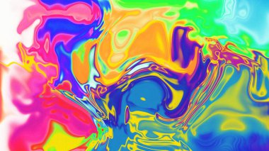 Organik Akış ile Akışkan Mermer Doku, Dalgalı Yapısı ile Soyut Sıvı Desen, Yumuşak Dönüşümlü Erimiş Yüzey Tasarımı, Mermer Efektli Psikedelik Girdap Dokuları