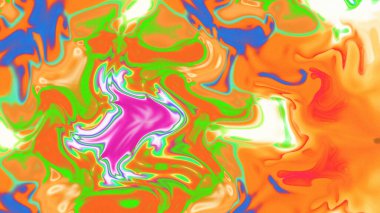 Organik Akış ile Akışkan Mermer Doku, Dalgalı Yapısı ile Soyut Sıvı Desen, Yumuşak Dönüşümlü Erimiş Yüzey Tasarımı, Mermer Efektli Psikedelik Girdap Dokuları