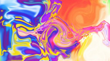 Organik Akış ile Akışkan Mermer Doku, Dalgalı Yapısı ile Soyut Sıvı Desen, Yumuşak Dönüşümlü Erimiş Yüzey Tasarımı, Mermer Efektli Psikedelik Girdap Dokuları