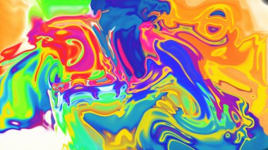 Organik Akış ile Akışkan Mermer Doku, Dalgalı Yapısı ile Soyut Sıvı Desen, Yumuşak Dönüşümlü Erimiş Yüzey Tasarımı, Mermer Efektli Psikedelik Girdap Dokuları