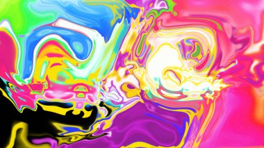 Organik Akış ile Akışkan Mermer Doku, Dalgalı Yapısı ile Soyut Sıvı Desen, Yumuşak Dönüşümlü Erimiş Yüzey Tasarımı, Mermer Efektli Psikedelik Girdap Dokuları