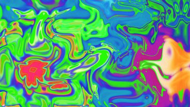 Organik Akış ile Akışkan Mermer Doku, Dalgalı Yapısı ile Soyut Sıvı Desen, Yumuşak Dönüşümlü Erimiş Yüzey Tasarımı, Mermer Efektli Psikedelik Girdap Dokuları