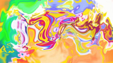 Organik Akış ile Akışkan Mermer Doku, Dalgalı Yapısı ile Soyut Sıvı Desen, Yumuşak Dönüşümlü Erimiş Yüzey Tasarımı, Mermer Efektli Psikedelik Girdap Dokuları