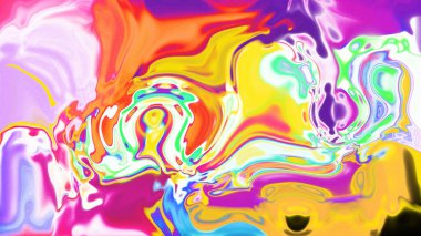 Organik Akış ile Akışkan Mermer Doku, Dalgalı Yapısı ile Soyut Sıvı Desen, Yumuşak Dönüşümlü Erimiş Yüzey Tasarımı, Mermer Efektli Psikedelik Girdap Dokuları